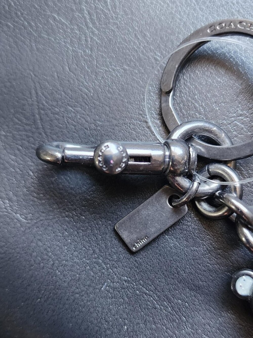 Coach Handbag Charm / Keychain Bear Halloween Skeleton - Picture 3 of 5